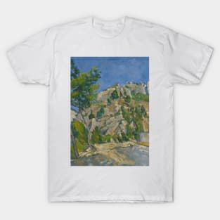 Bottom of the Ravine by Paul Cezanne T-Shirt